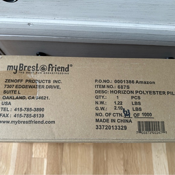 *New in Sealed Packaging* My Brest Friend Original Nursing Pillow. Horizon - Picture 5 of 5